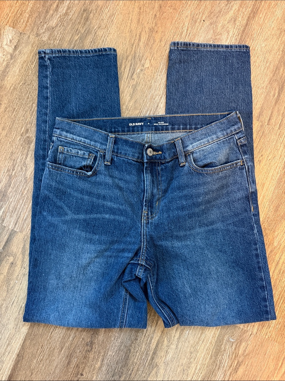 Old Navy Dark Blue Straight Leg Jeans